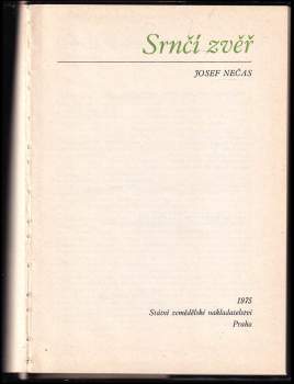 Josef Nečas: Srnčí zvěř