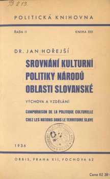 Srovnání kulturní politiky národů oblasti slovanské