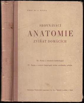 Srovnávací anatomie zvířat domácích