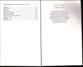 Ludvík Vaculík: Srpnový rok