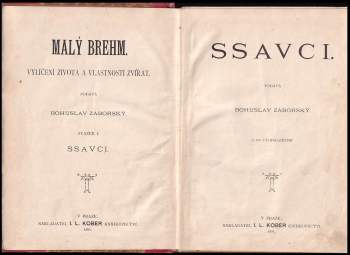 Bohuslav Záborský: Ssavci