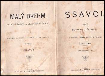 Bohuslav Záborský: Ssavci