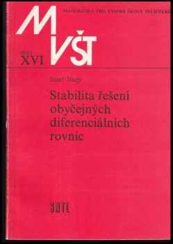 Stabilita řešení obyčejných diferenciálních rovnic