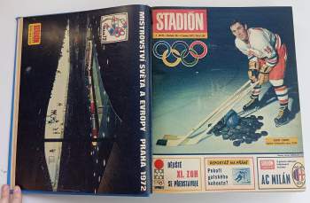 Oldřich Žurman: Stadión, ročník 19, čísla 1 - 52 + 2 mimořádná čísla, rok 1972