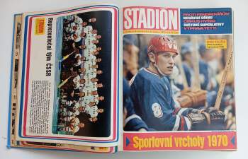 Oldřich Žurman: Stadión, ročník 19, čísla 1 - 52 + 3 mimořádná čísla, rok 1971
