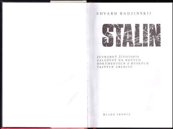 Èdvard Stanislavovič Radzinskij: Stalin