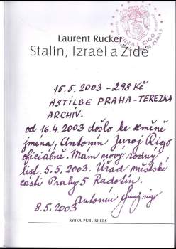 Laurent Rucker: Stalin, Izrael a Židé