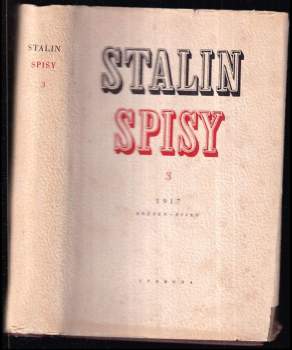 Stalin spisy 3. březen - říjen 1917