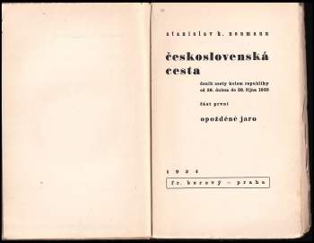 Stanislav Kostka Neumann: Československá cesta