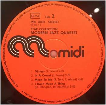 The Modern Jazz Quartet: Star-Collection