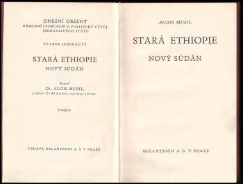 Alois Musil: Stará Ethiopie