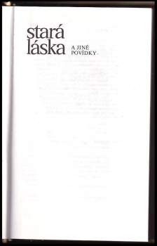 Isaac Bashevis Singer: Stará láska a jiné povídky
