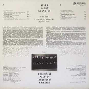 Originální Pražský Synkopický Orchestr: Stará, Natoč Gramofon