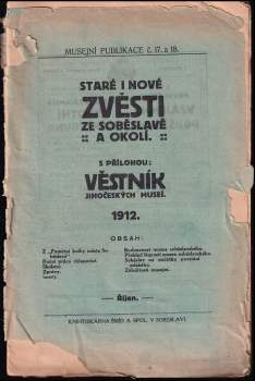 Staré a nové zvěsti ze Soběslavě a okolí