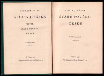 Alois Jirásek: Staré pověsti české