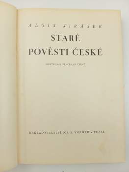Alois Jirásek: Staré pověsti české