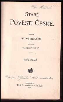 Alois Jirásek: Staré pověsti české