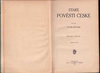 Staré pověsti české : školní vydání