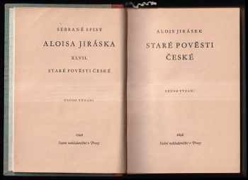 Alois Jirásek: Staré pověsti české