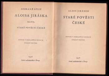 Alois Jirásek: Staré pověsti české