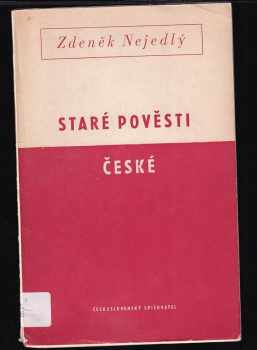 Staré pověsti české jako historický pramen