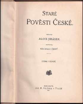 Alois Jirásek: Staré pověsti české