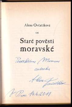 Alena Ovčačíková: Staré pověsti moravské