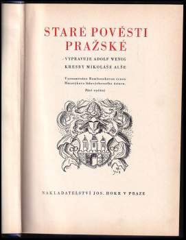 Adolf Wenig: Staré pověsti pražské
