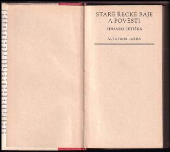 Eduard Petiška: Staré řecké báje a pověsti