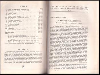 Václav Chaloupecký: Staré Slovensko