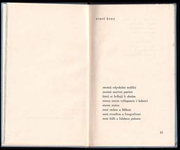 František Halas: Staré ženy