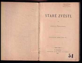 Jaroslav Vrchlický: Staré zvěsti