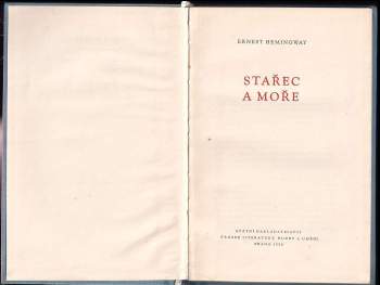Ernest Hemingway: Stařec a moře