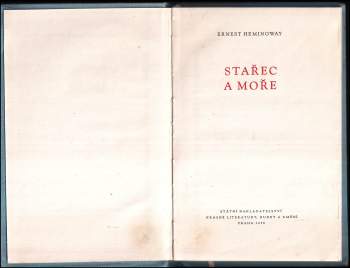 Ernest Hemingway: Stařec a moře