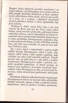 Ernest Hemingway: Stařec a moře