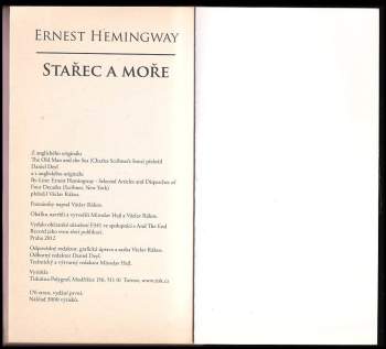 Ernest Hemingway: Stařec a moře