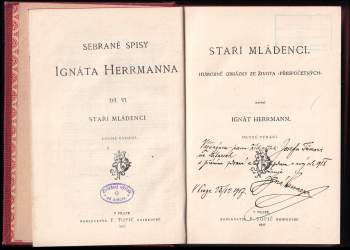 Ignát Herrmann: Staří mládenci