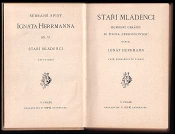Ignát Herrmann: Staří mládenci