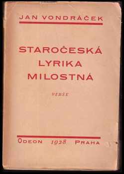 Staročeská lyrika milostná