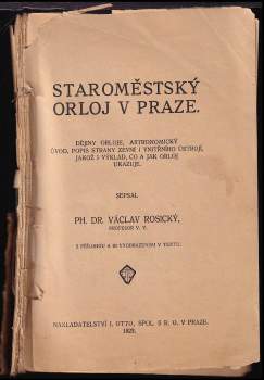 Václav Rosický: Staroměstský orloj v Praze