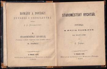 Bedřich Peška: Staroměstský rychtář