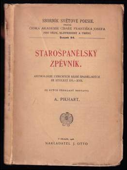 Starošpanělský zpěvník