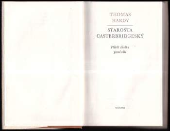 Thomas Hardy: Starosta casterbridgeský