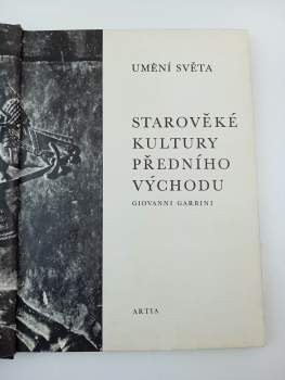 Giovanni Garbini: Starověké kultury Předního východu
