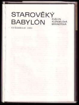 Evelyn Klengel-Brandt: Starověký Babylón