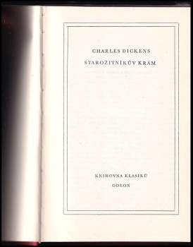Charles Dickens: Starožitníkův krám