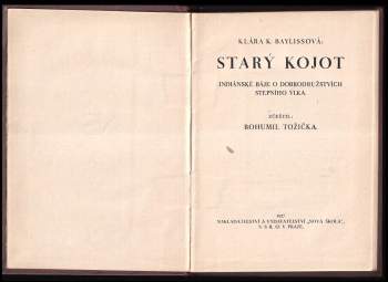 Clara Kern Bayliss: Starý kojot