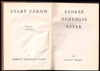 Starý zákon 7 - Ezdráš - Nehemjáš - Ester
