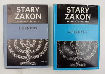 Starý zákon + Nový zákon + Apokryfy KOMPLETNÍ DÍLO - 17 SVAZKŮ