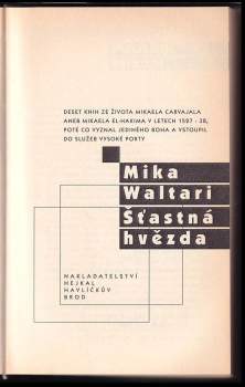 Mika Waltari: Šťastná hvězda